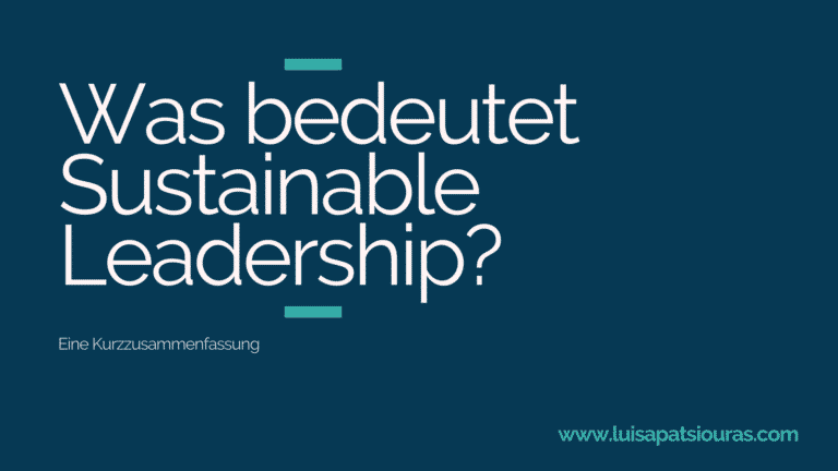 Was bedeutet Sustainable Leadership?