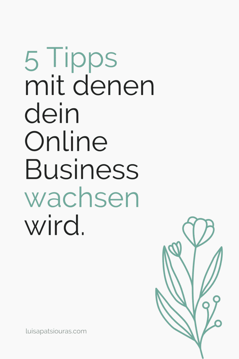 Erfolg ist planbar_ 5 Tipps mit denen dein Online Business wachsen wird.