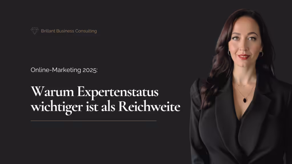 Blog-Cover: Online-Marketing 2025: Warum Expertenstatus wichtiger ist als Reichweite